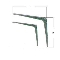 White Nerved Shelf 125x150 mm