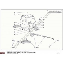 Ricambi Originali Lavor per Idropulitrice LKX 31 86110134 - Esploso