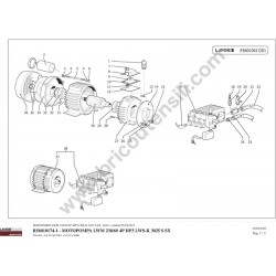 Ricambi Originali Lavor per Idropulitrice LKX 31 86110134 - Motopompa