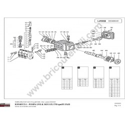 Lavor Pressure Cleaner LKX 31 86110134 Spare Parts - Pump