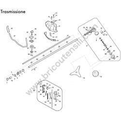 Ricambi Alpina per Decespugliatore MT 520 D - Trasmissione