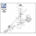 FIAC Pump Unit S13 - S14 Spare Parts - Drawing