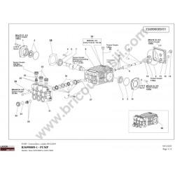 Lavor Original Parts for Pressure Cleaner MCHPV 1515LP - Drawing 2