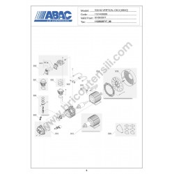 ABAC V30-50 Vertical CM3 Spare Parts - Drawing 1