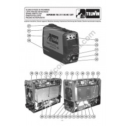 Ricambi Telwin per Inverter SUPERIOR TIG 311 DC-HF/LIFT 400V