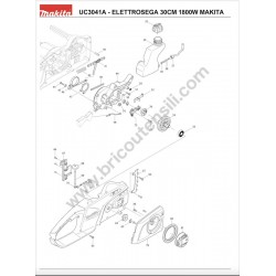 Makita Spare Parts for Electric Saws UC3041A - Drawing 1