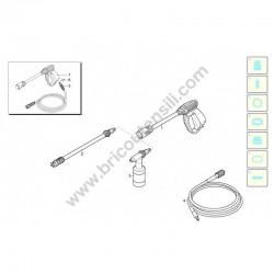 Ricambi Black&Decker per Idropulitrice PW 1400 X - Esploso Accessori