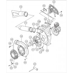 Hitachi Spare Parts for Blower RB 85E - Drawing 6