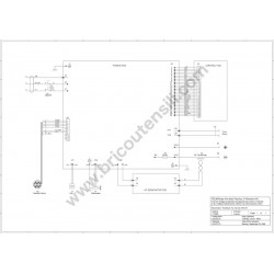 Telwin Parts for Inverter Welding TECNICA TIG 160 DC-HF/LIFT 230V - Wire Diagram