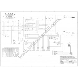 Telwin Spare Parts for Inverter Welding TECHNOLOGY TIG 222 AC/DC - Wire Diagram