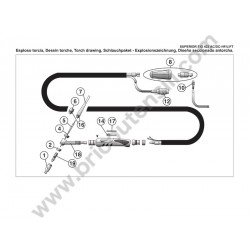 Telwin Parts for Inverter SUPERIOR TIG 422 AC/DC-HF/LIFT 400V+ACC - Torch Drawing