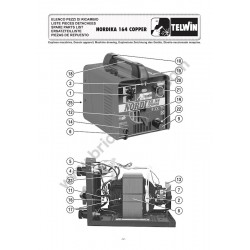 Telwin Spare Parts for Welding Machine NORDIKA 164 - Drawing