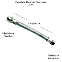 Flessibile in Acciaio inox per Rubinetti