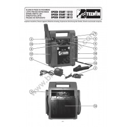 Telwin Parts for Starter Speed Start 1212