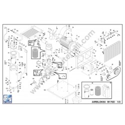 FIAC Parts for Super Silent Rotary Screw Compressor AIRBLOK 50