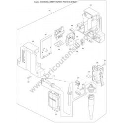 Makita Pruning Shear DUP362 Spare Parts - Drawing 1