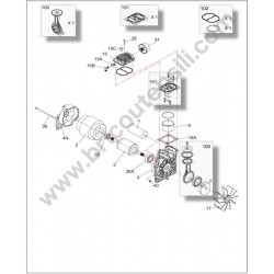 FIAC ECU XSS258 Spare Parts - Drawing 1