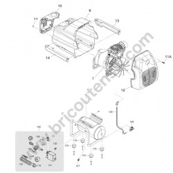 FIAC AIR XSS 228/6 R3000 Spare Parts - Drawing