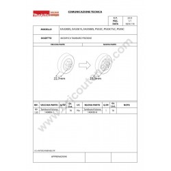 Makita Spare Parts for Chainsaw EA3500S40B - CT32-2