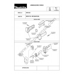 Ricambi Makita per Martello Demolitore HM1800 - ct66-1