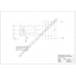 Telwin Spare Parts for Electrode Welding Linear 280 - Wire Diagram
