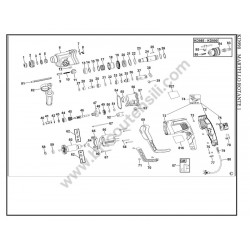 Black&Decker KD990-QS Type 1 SDS Hammer Drill Parts - Drawing