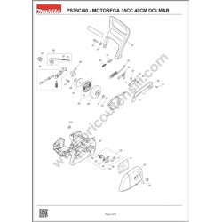 Ricambi Dolmar per Motosega PS32C/40 - Esploso 5