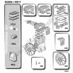 ABAC B2800-100 CM2 BLUE LINE Parts - Drawing Kit