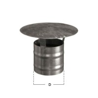 Fumaiolo Fisso Zincato base Tonda mod."Cinesino"