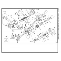 Dewalt D27111-QS Type 1 Table Saw Parts - Drawing