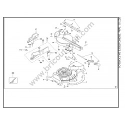 Dewalt D27111-QS Type 1 Table Saw Parts - Drawing 1