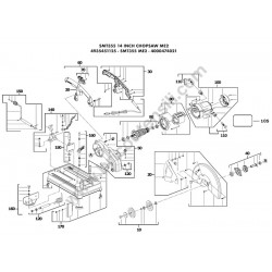 AEG Troncatrice per Metalli SMT355 ME2 Ricambi - Esploso