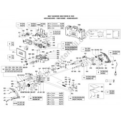 AEG HBS1000E-K Levigatrice a Nastro Ricambi