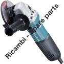 Makita GA5040R Smerigliatrice Angolare Ricambi