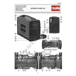 Telwin Superior Plasma 160 Parts - Drawing