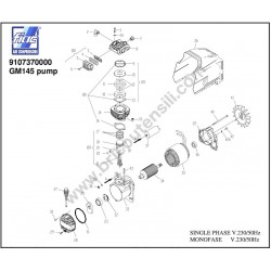 Black&Decker CP5050 GM145 Parts - Pump Unit Drawing