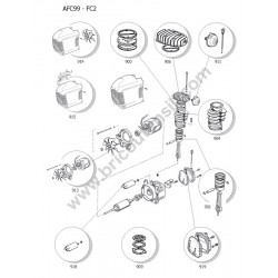 ABAC FC2/50 CM 2 MERKUR CE Parts - kit Drawing