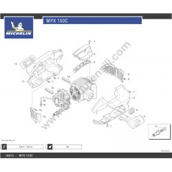Michelin MPX 150C Spare Parts - Casing Drawing