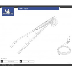 Michelin MPX 150C Spare Parts - Standard Accessories