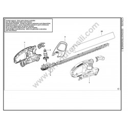 Black & Decker GT4550 Ricambi - Esploso