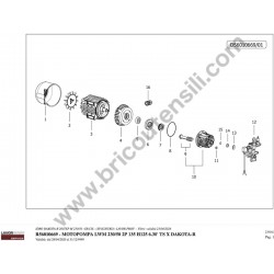 Lavor DAKOTA R2007XP Ricambi - Esploso 3