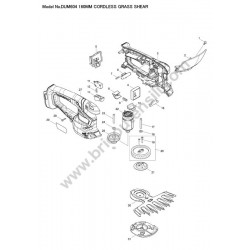 Makita DUM604 Spare Parts
