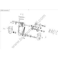 AMA Motozappa-Tiller MTZ80 Ricambi - Esploso 1