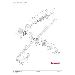 Stiga SBC 653 KD Spare Parts - Starter Drawing