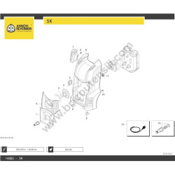 Annovi Reverberi DTS - 5K - 14950 Parts - Casing Drawing
