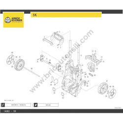 Annovi Reverberi DTS - 5K - 14950 Parts - Carriage Drawing