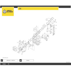 Annovi Reverberi DTS - 5K - 14950 Parts - Guard Drawing