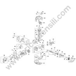Alpina ABR 45 Spare Parts - Engine Drawing