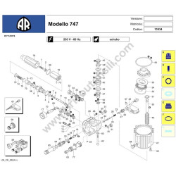 Annovi Reverberi 747 13534 Parts - Drawing 1