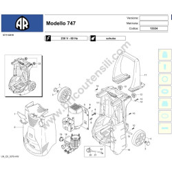 Annovi & Reverberi Parts for Pressure Washer AR747